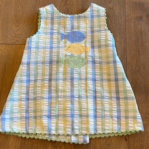 The Bailey Boys Fish Appliqué Swing Dress